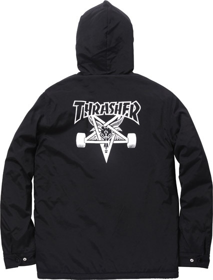 Thrasher Supreme Hooded Coaches Jacket 3
